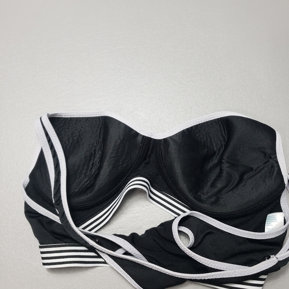 3/$15 just be black and white wireless bra women's size 34B - Picture 4 of 6